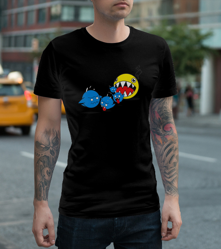 Pac Chain Comp Retro Monster Chase T-Shirt