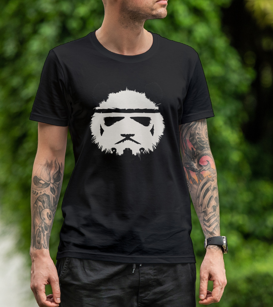 Panda Trooper Iconic Stormtrooper Fusion T-Shirt