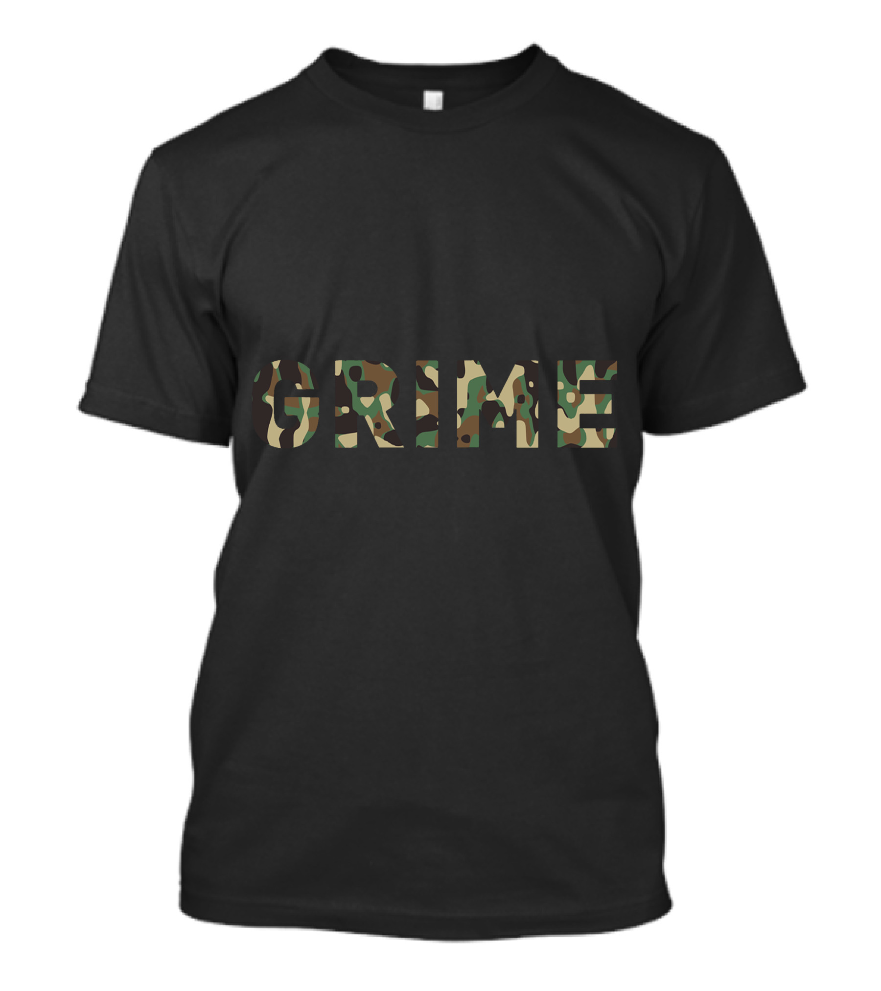 Grime Camouflage Pattern UK Grime Fashion T-Shirt