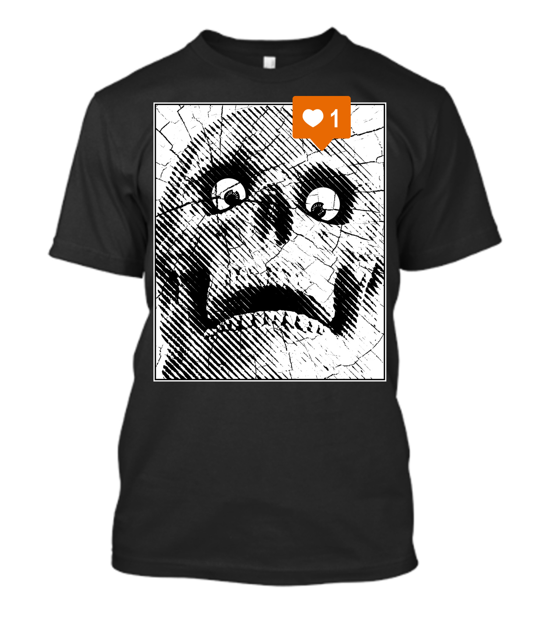 Bumming Off Cracked Smiley Face One Like T-Shirt