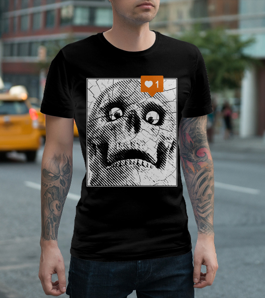 Bumming Off Cracked Smiley Face One Like T-Shirt