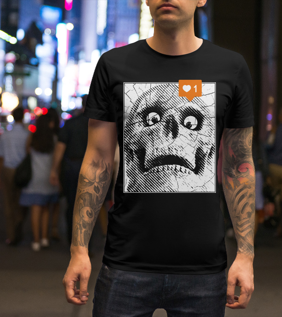 Bumming Off Cracked Smiley Face One Like T-Shirt