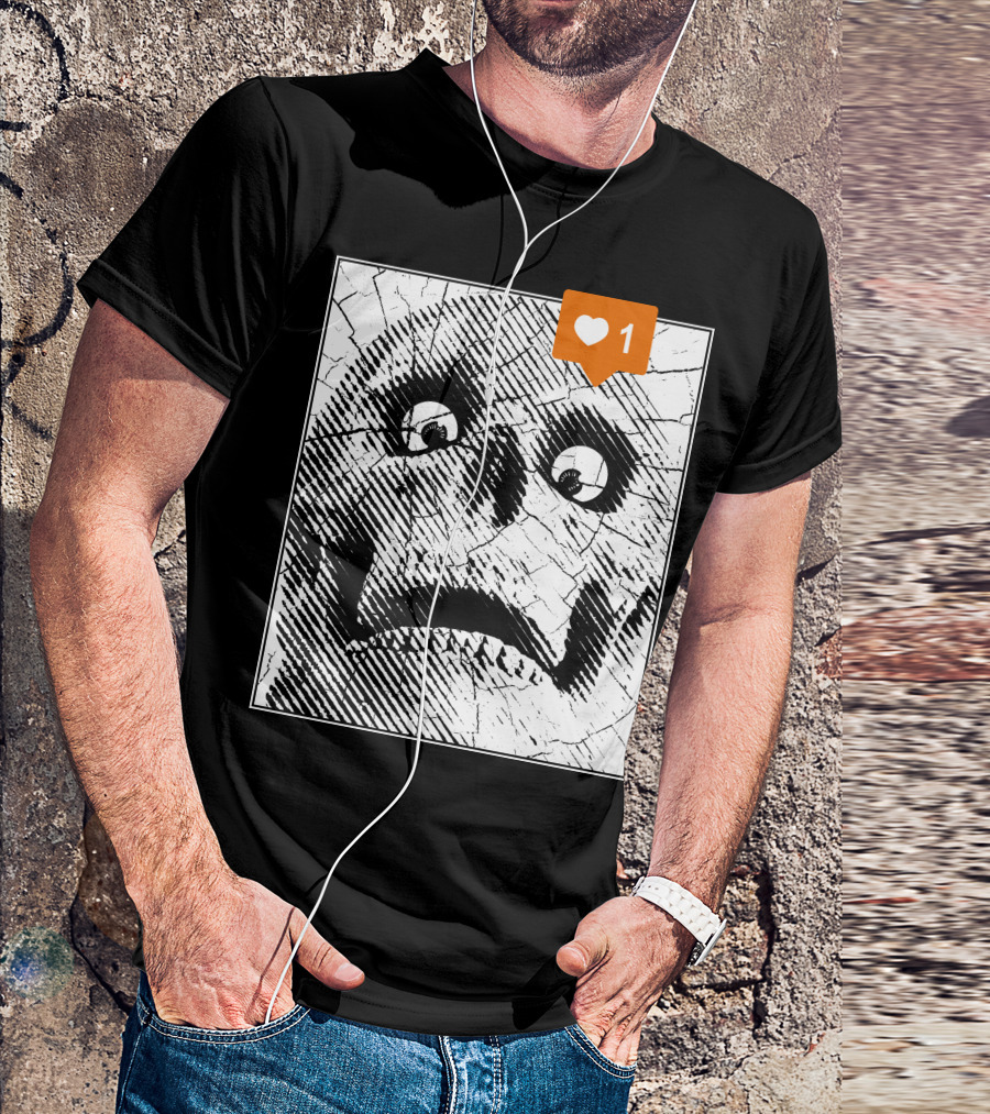 Bumming Off Cracked Smiley Face One Like T-Shirt