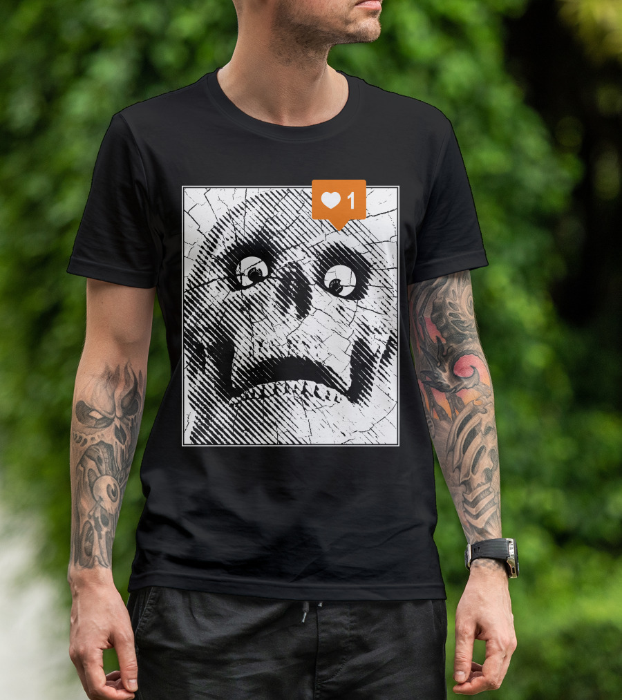 Bumming Off Cracked Smiley Face One Like T-Shirt