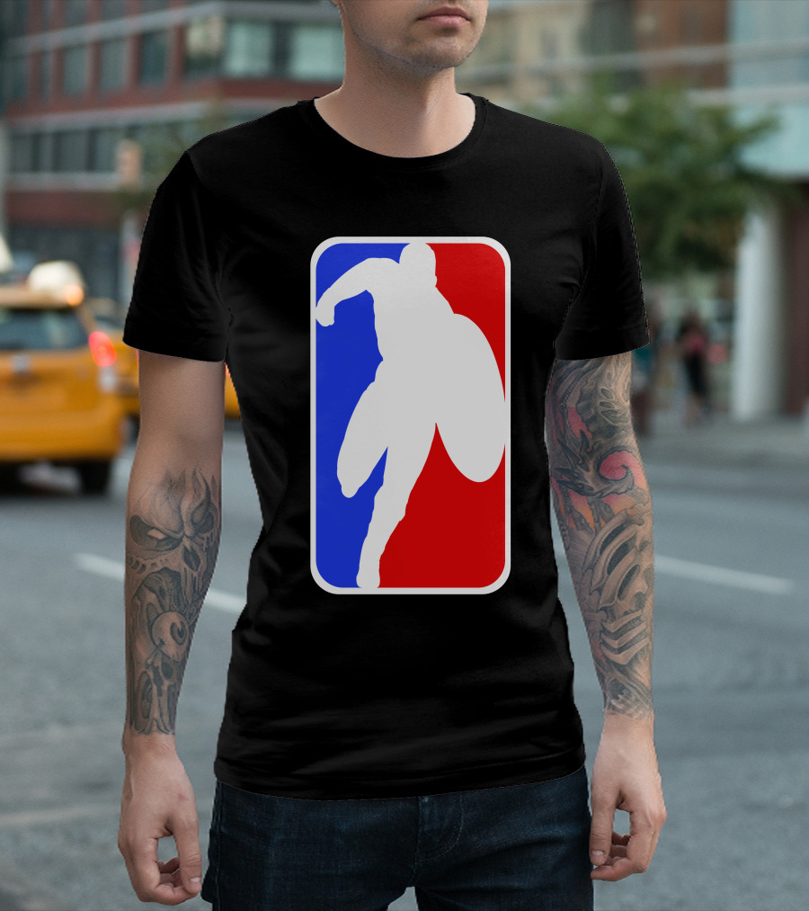 Captain NBA Style Shield Sports T-Shirt