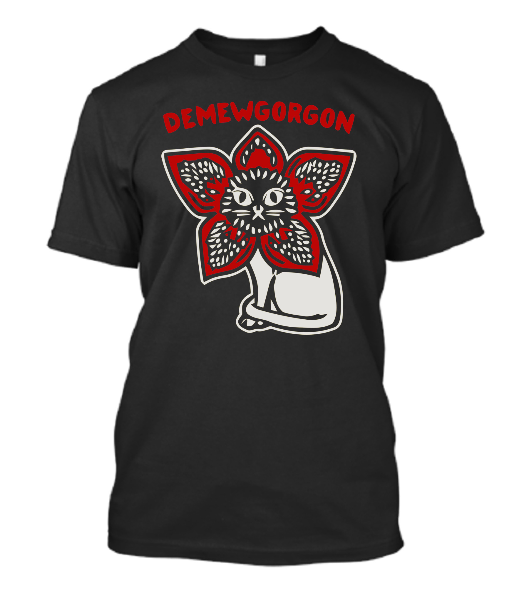 Demewgorgon Stranger Things Cat Monster T-Shirt