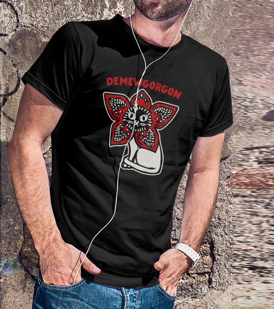 Demewgorgon Stranger Things Cat Monster T-Shirt