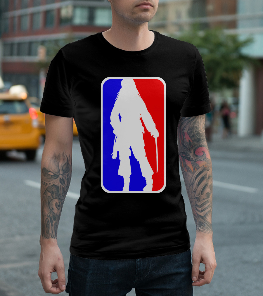 Jack Sparrow Pirate NBA T-Shirt