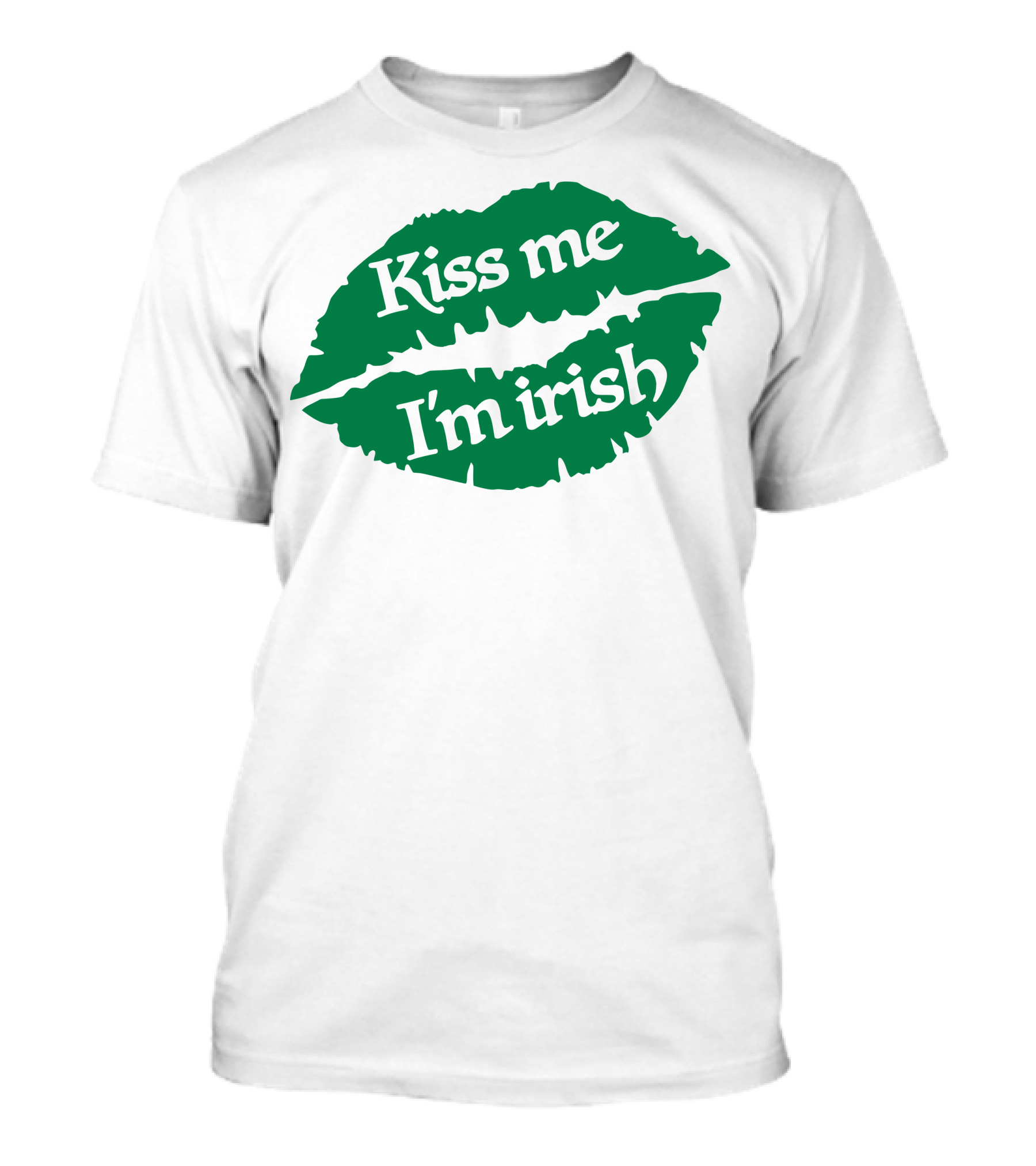 Kiss Me I'm Irish Green Lips St. Patrick's Day T-Shirt