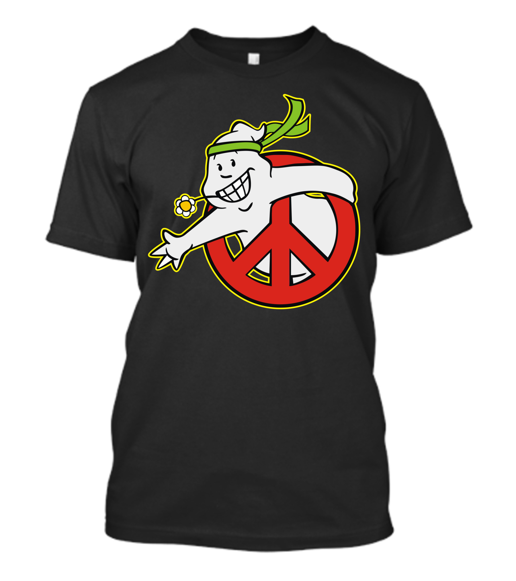 Ghostbusters Peace Symbol Mashup T-Shirt