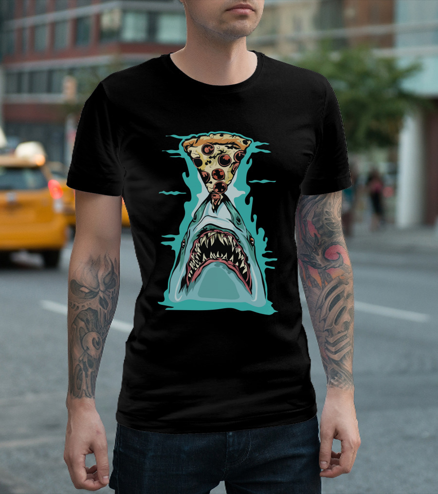 Pizza Shark Hungry for a Slice T-Shirt