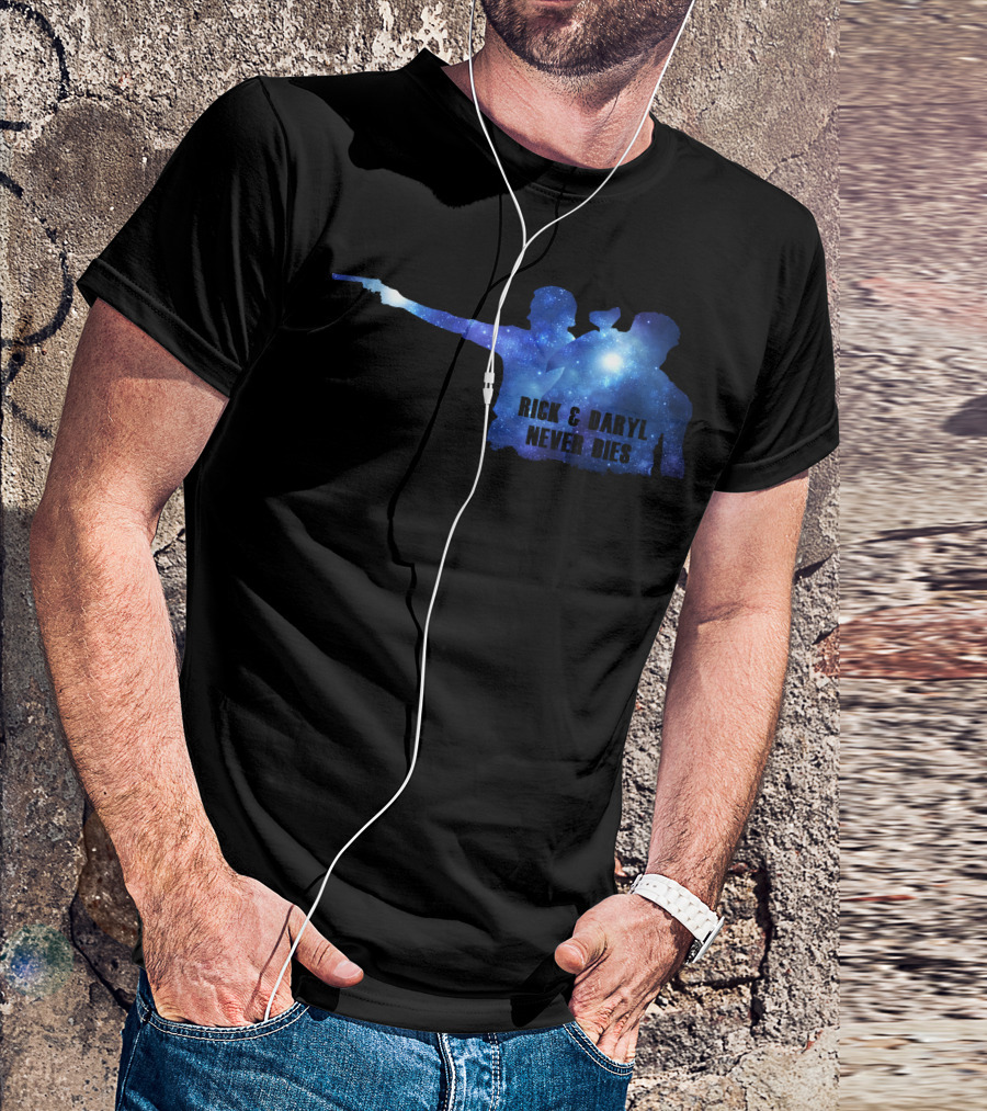 Rick And Daryl Never Dies Galaxy T-Shirt