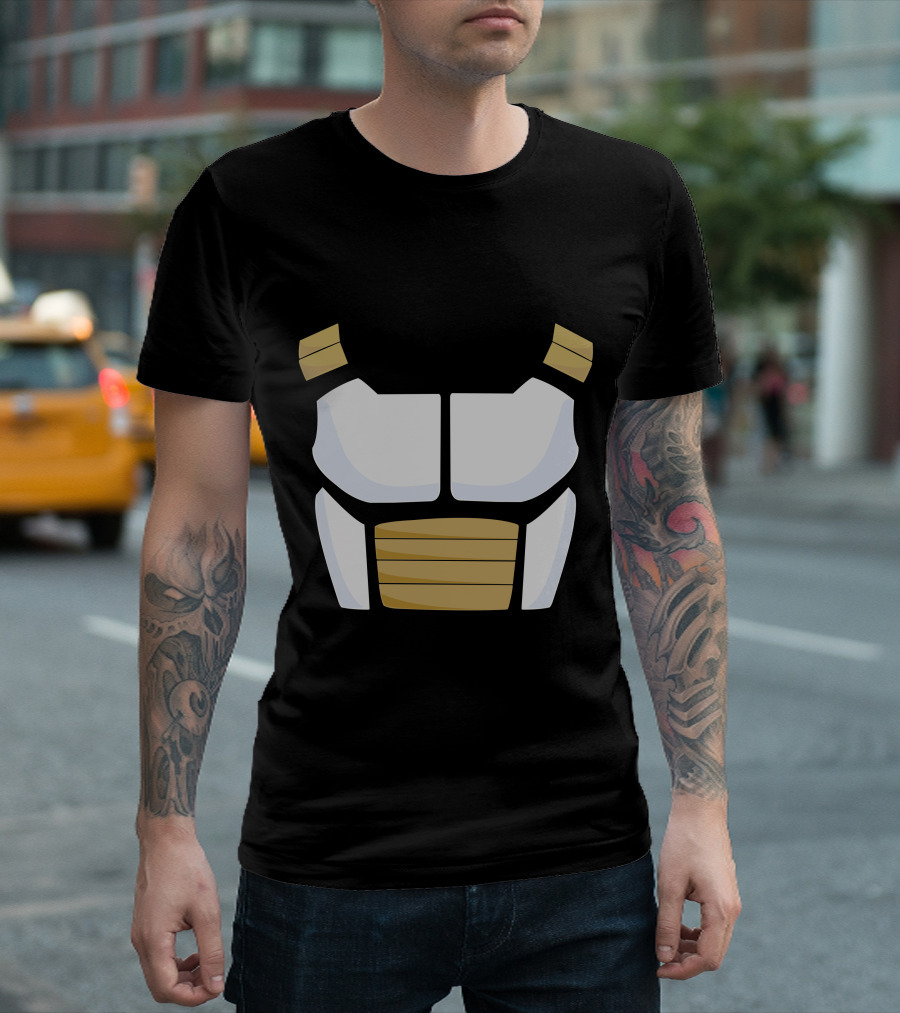 Saiyan Armor DBZ Vegeta Battle Vest T-Shirt