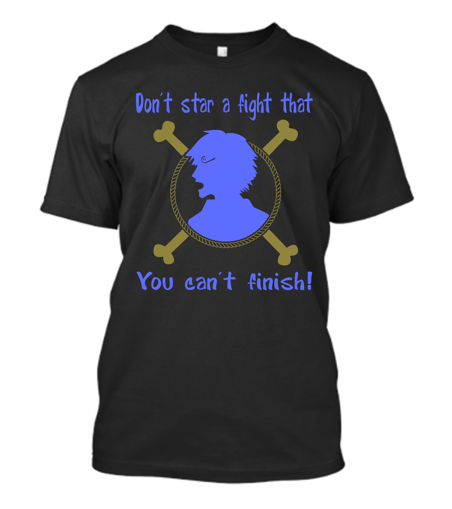 Sanji One Piece Don't Start A Fight You Can't Finish T-Shirt