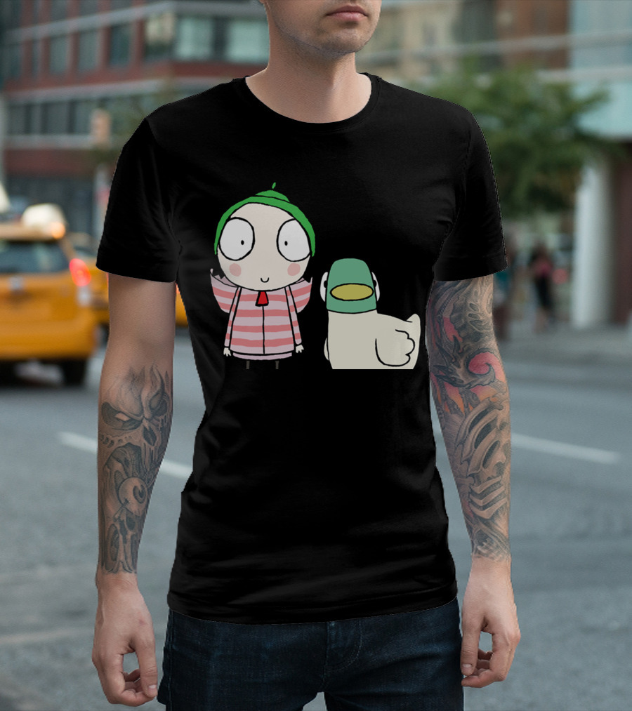 Sarah And Duck Animated Characters Children's TV Show Pals T-Shirt