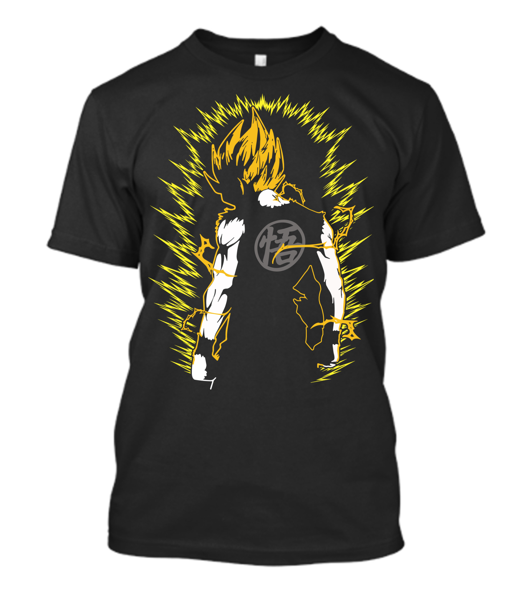 Super Saiyan Goku With Saiyan Aura Dbz T-Shirt