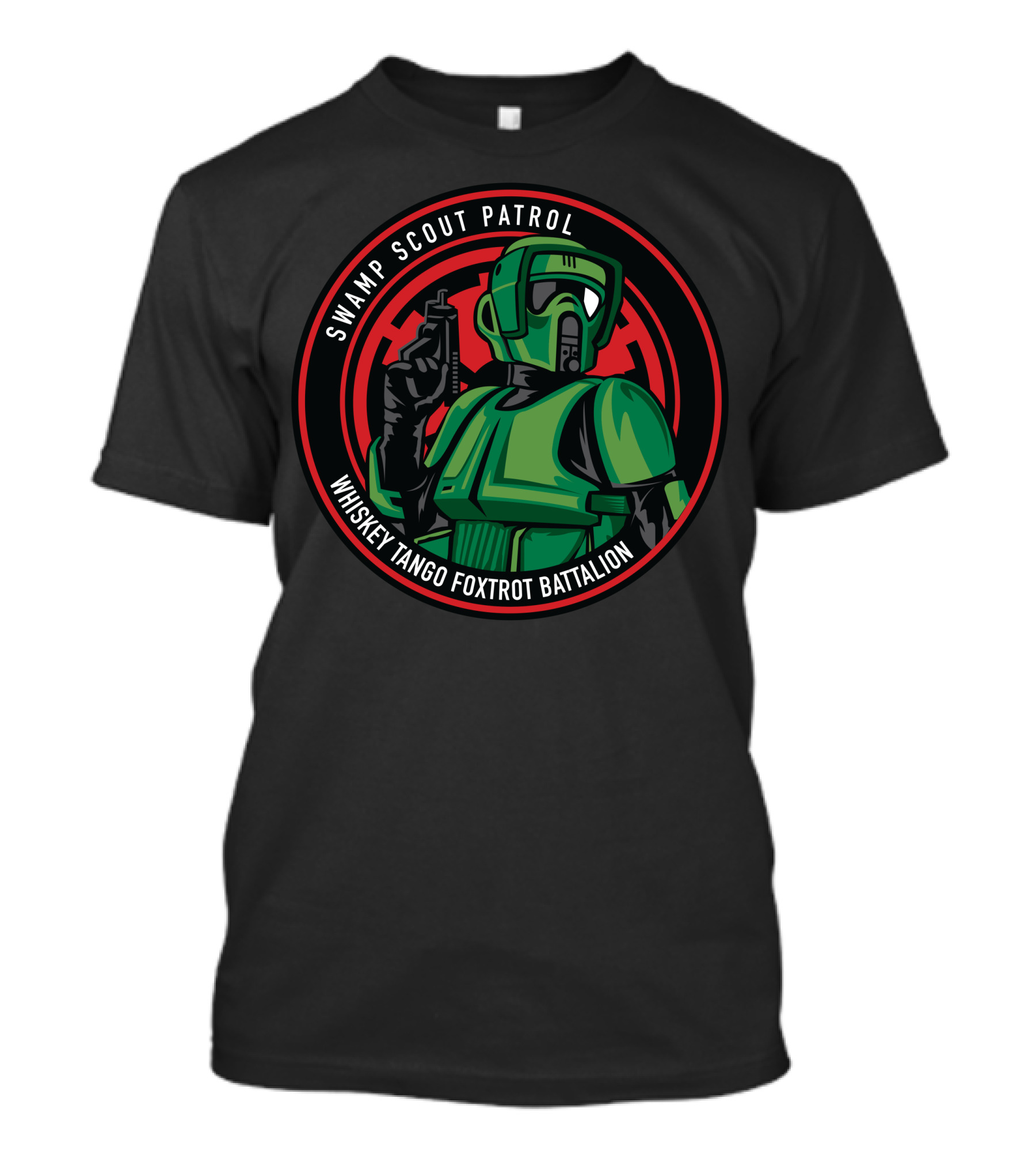 Swamp Scout Patrol Whiskey Tango Foxtrot Battalion T-Shirt