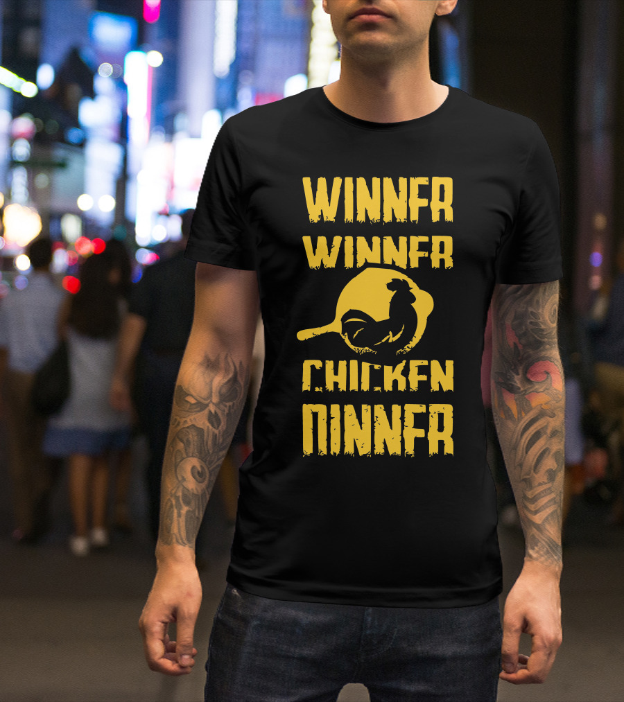 WINNER WINNER CHICKEN DINNER PUBG FRYING PAN T-Shirt