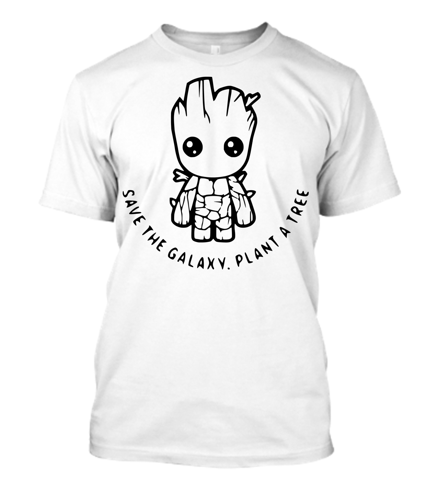Baby Groot Save The Galaxy Plant A Tree T-Shirt