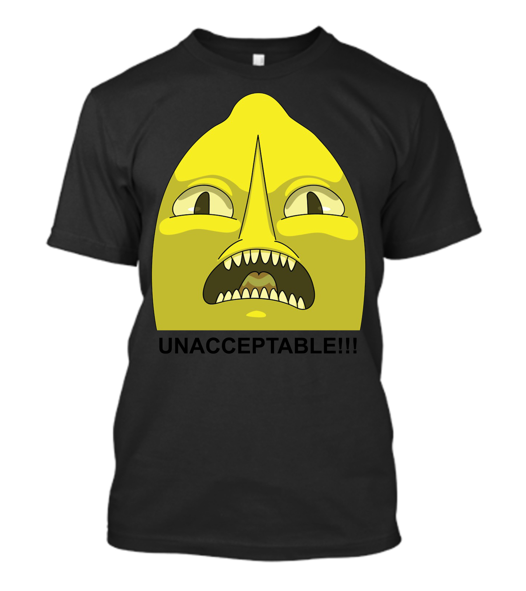 Lemongrab Unacceptable Adventure Time Character Expression T-Shirt