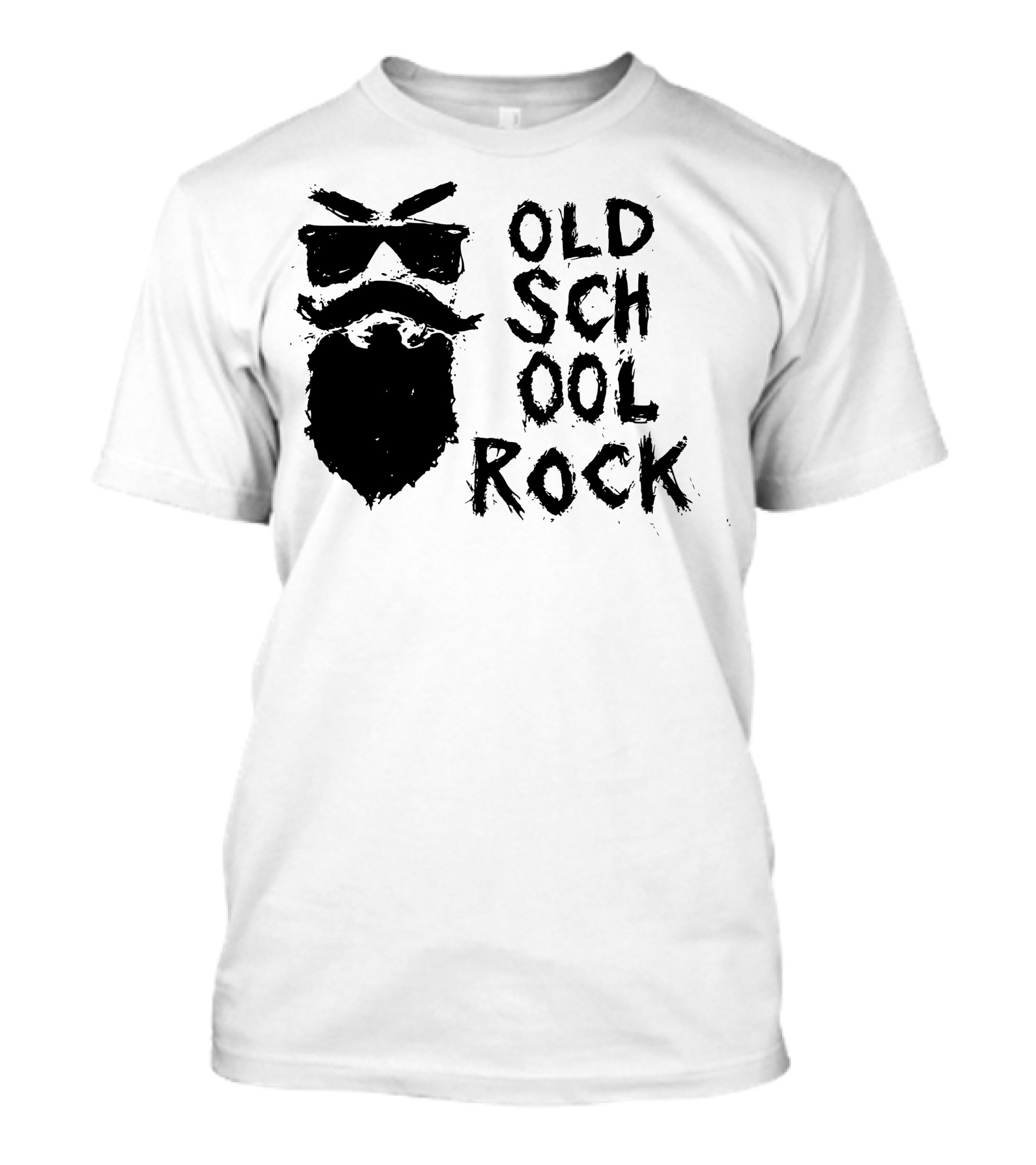 Old School Rock Bearded Sunglasses T-Shirt