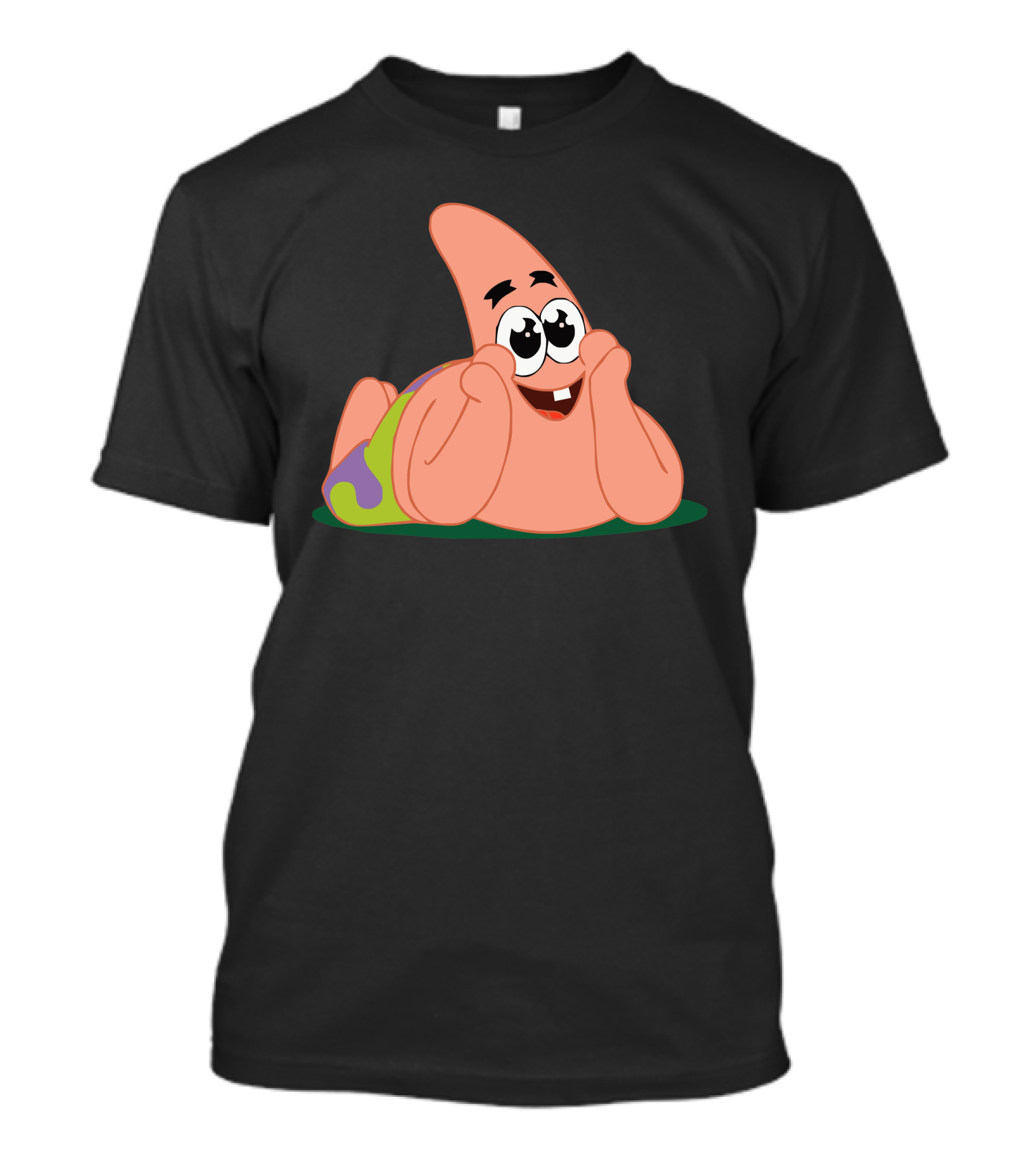 Patrick Star SpongeBob SquarePants Character Lying Down T-Shirt