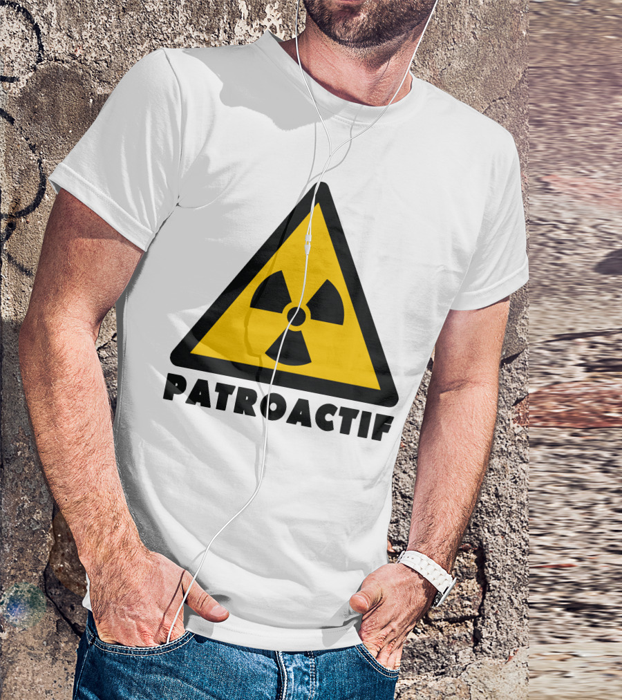 Patroactif Radioactive Symbol Triangle Yellow Black T-Shirt