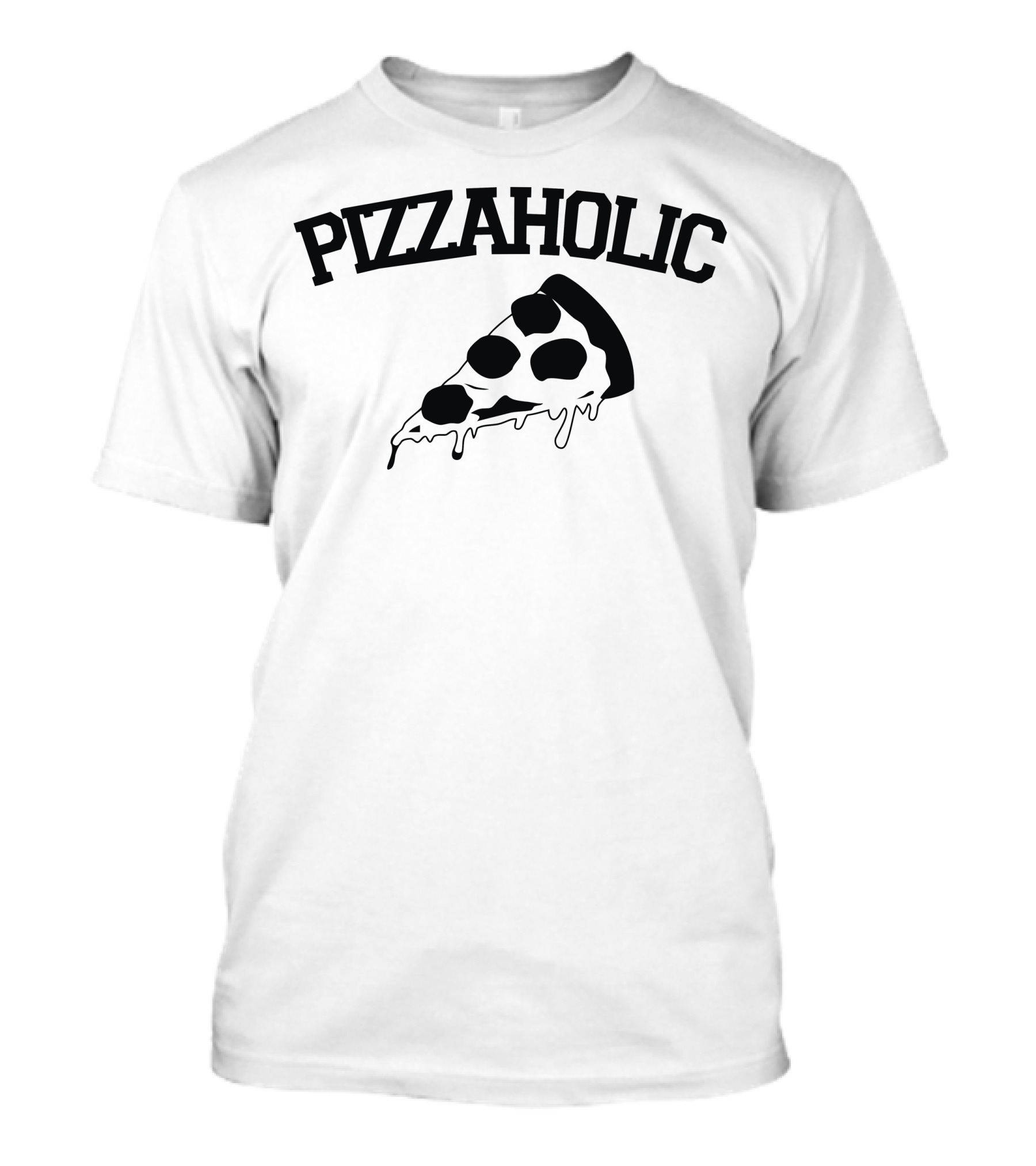 Pizzaholic Melting Cheese Slice T-Shirt