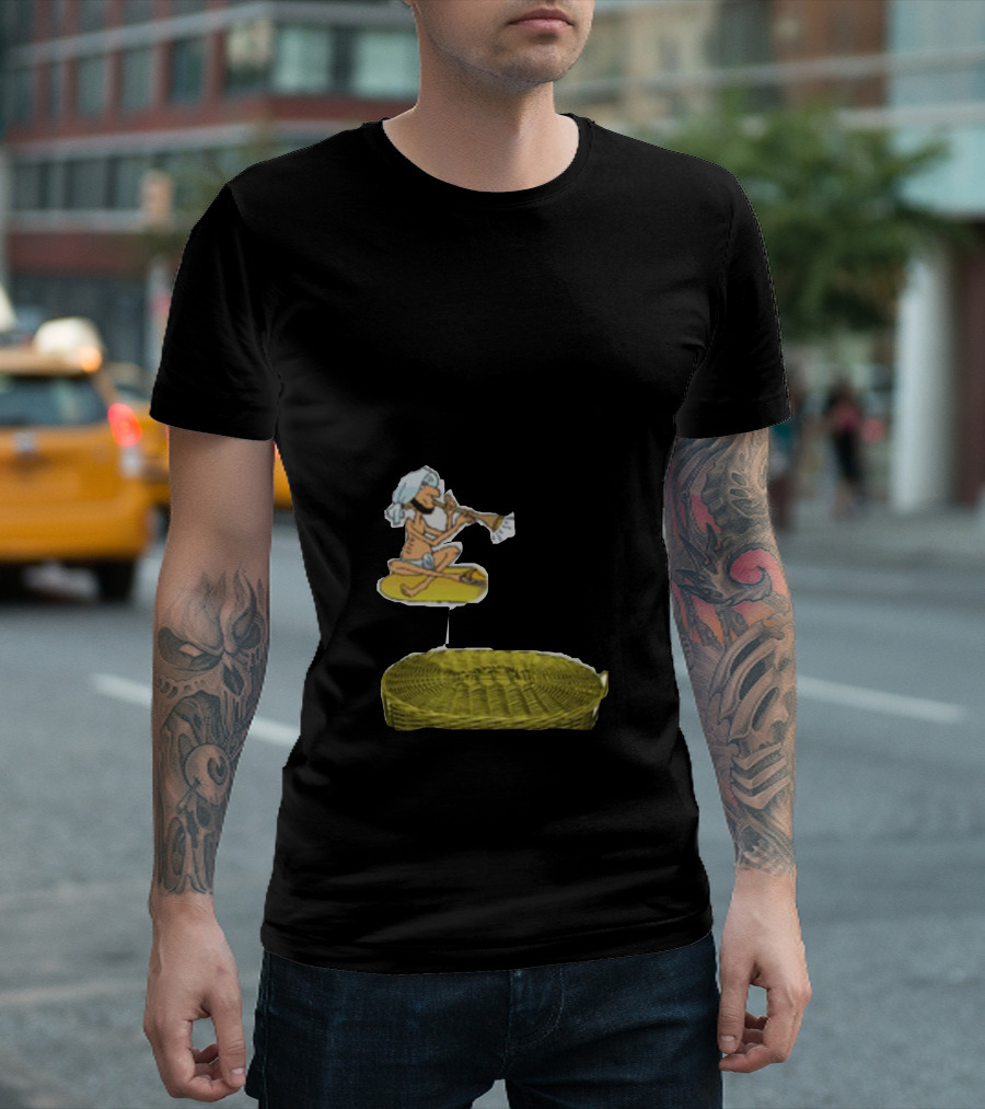 Snake Charmer Basket T-Shirt