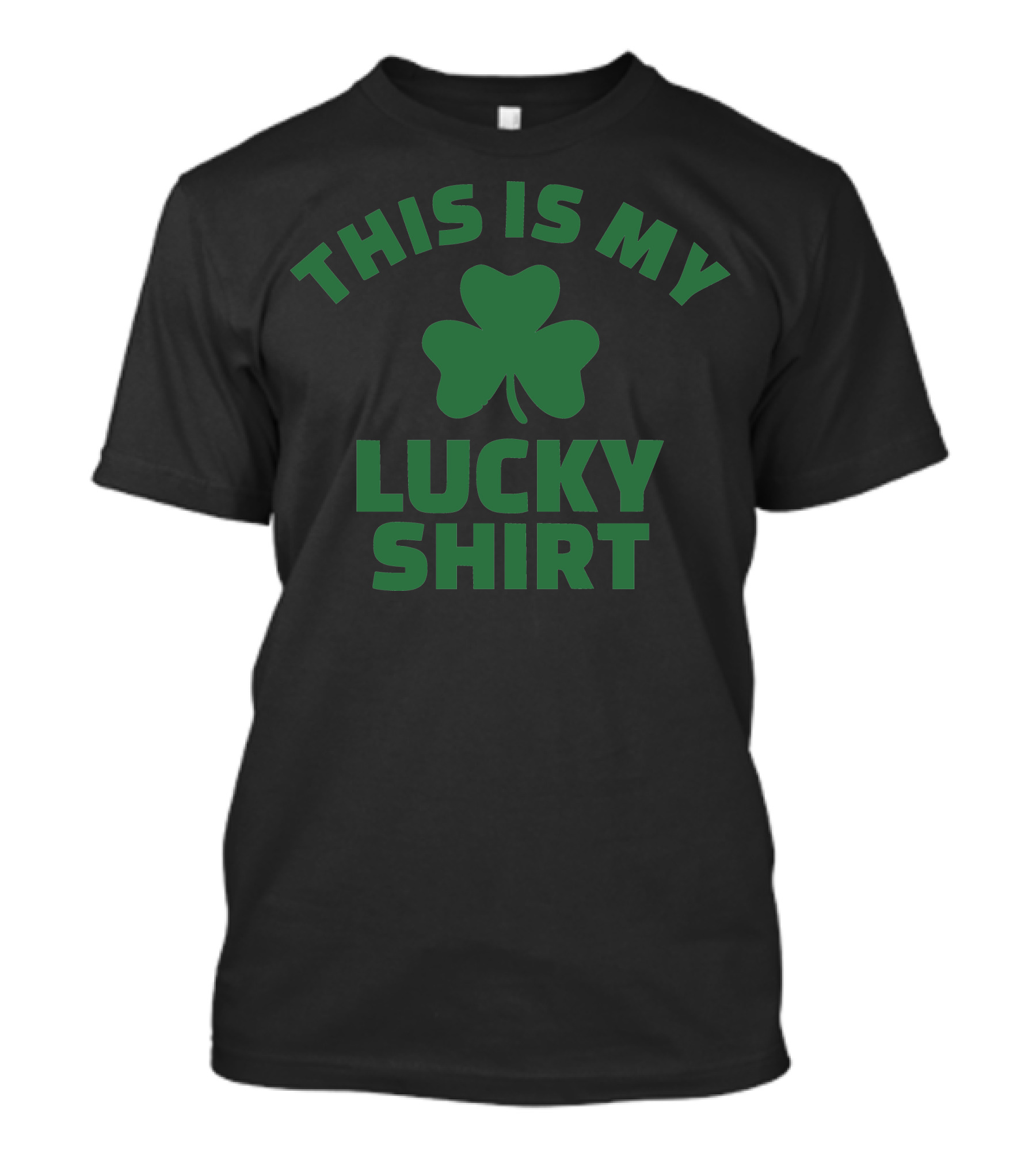 This Is My Lucky Shirt Clover St. Patrick's Day T-Shirt