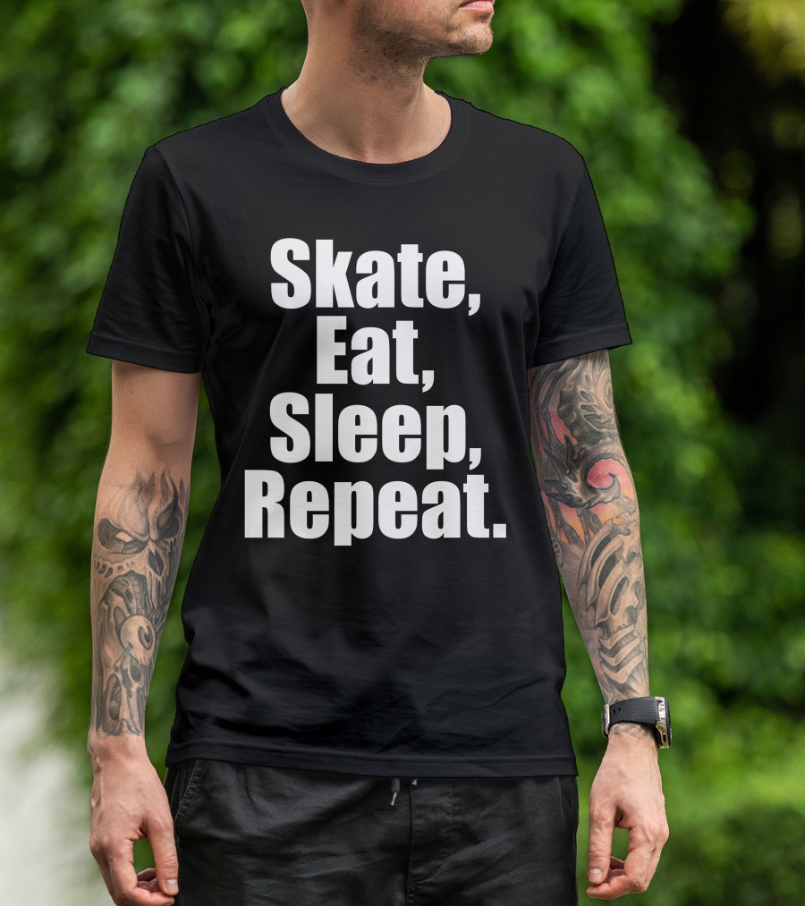 Skate Eat Sleep Repeat T-Shirt