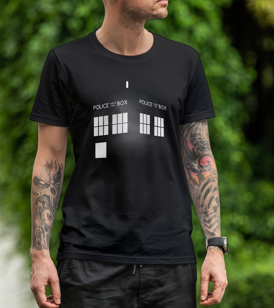Tardis Police Public Call Box Doctor Who T-Shirt