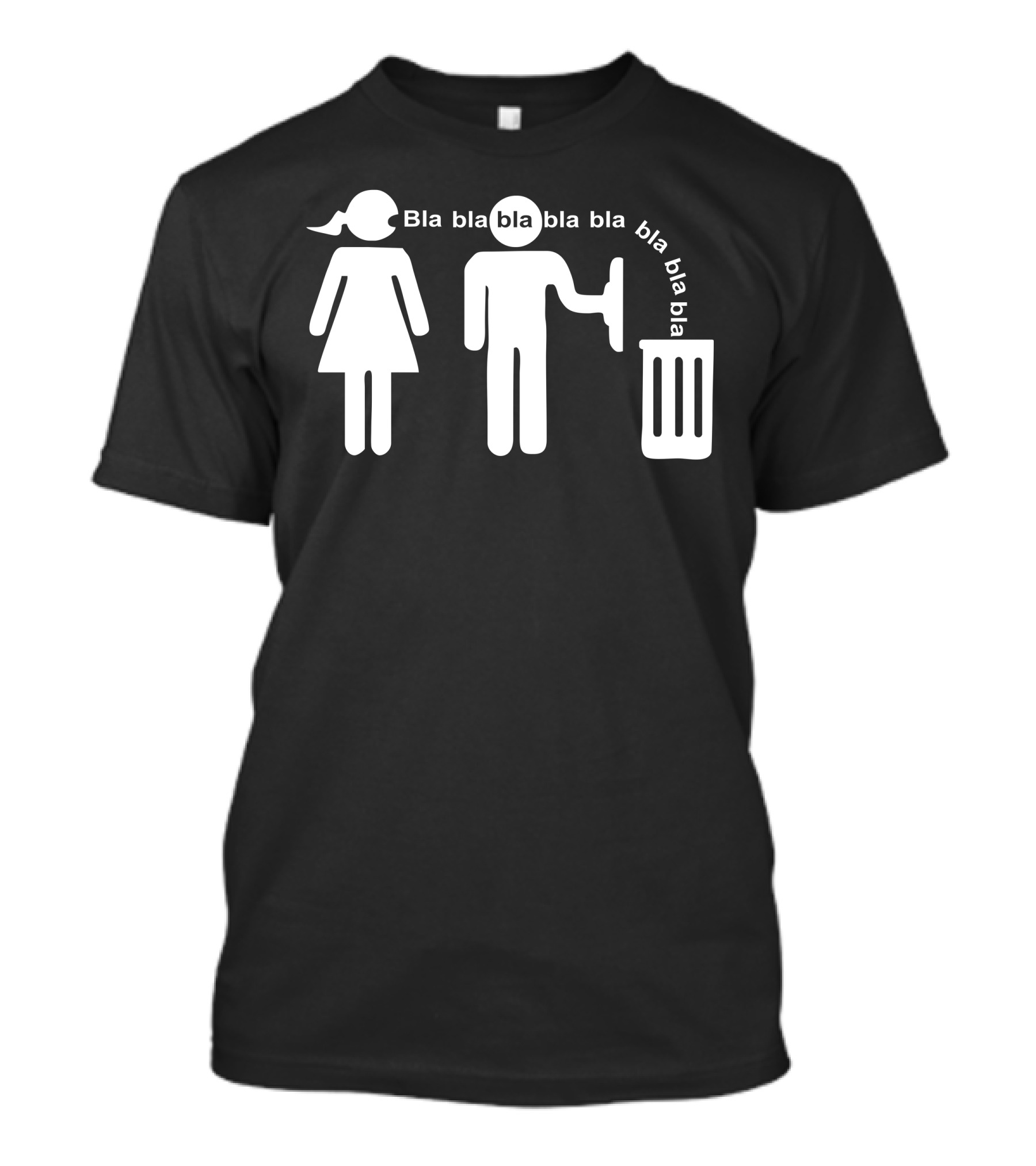 Bla Bla Bla Fun Herrentag Bla Bla Trash T-Shirt