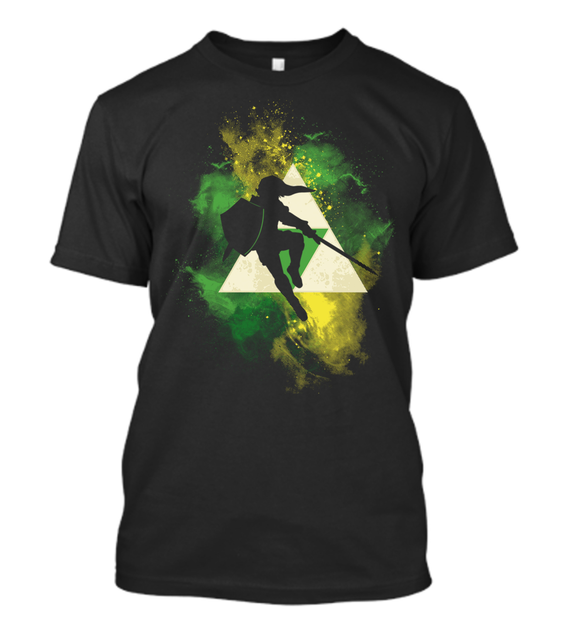 Legendary Elf In Epic Space Adventure Tri-Force Aura T-Shirt