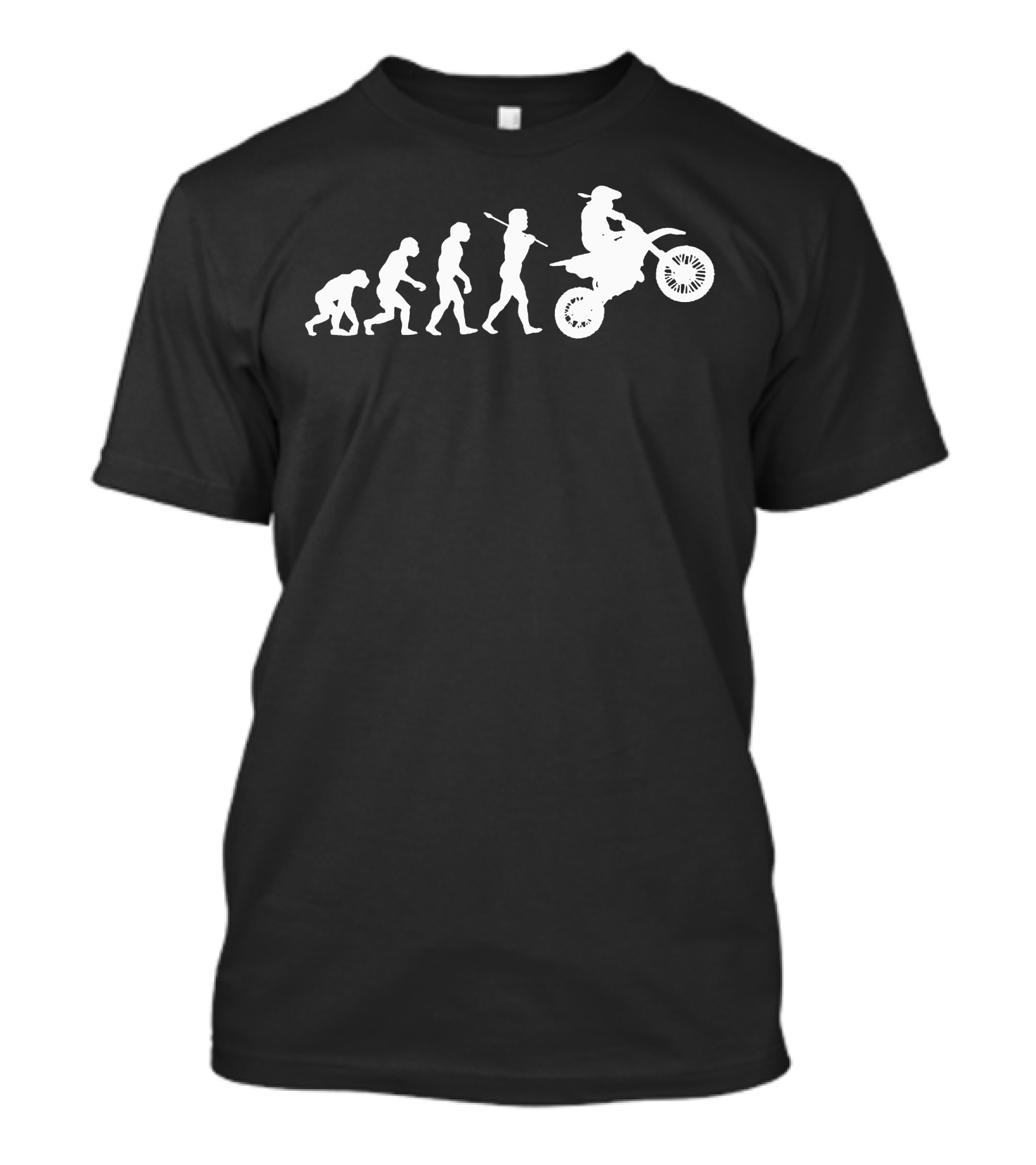 Evolution Motocross Rider Biker Progression Journey T-Shirt