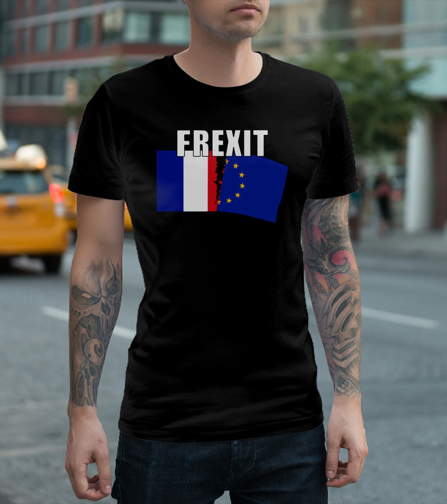 FREXIT France Flag EU Stars Iconic T-Shirt