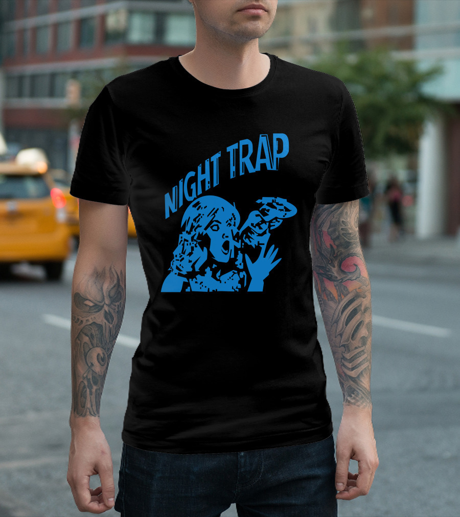 Night Trap Retro Horror Gaming Aesthetic T-Shirt