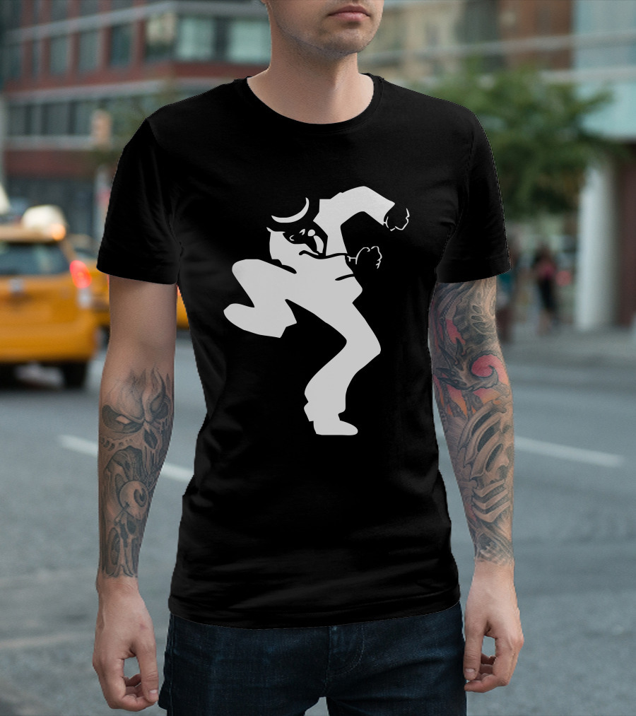 Ska Music Dancing Figure Iconic Style Vintage T-Shirt
