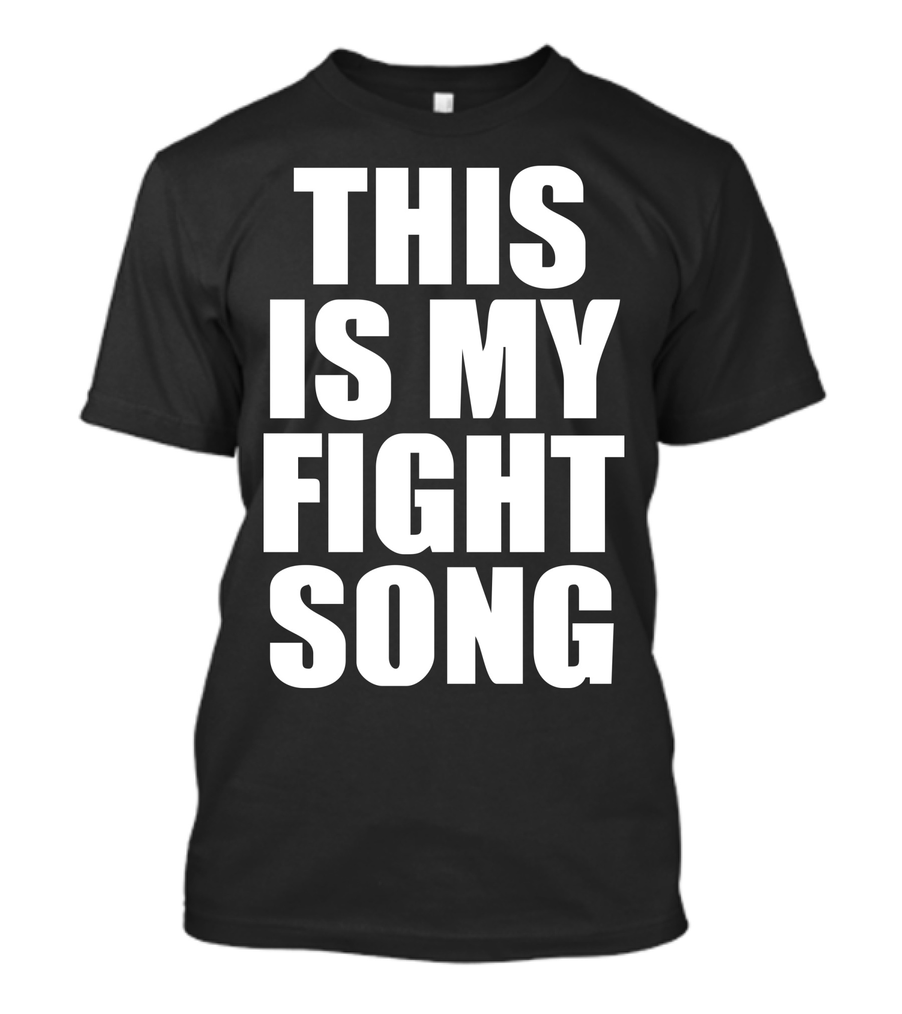 This Is My Fight Song Lyrics Empowerment T-Shirt