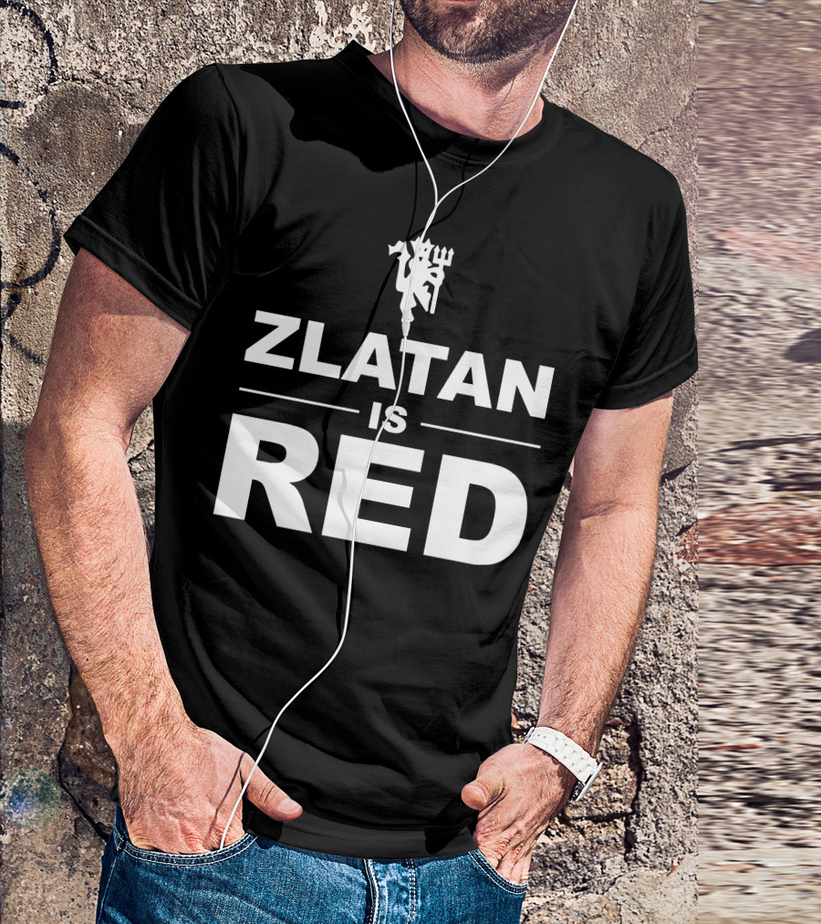 Manchester Zlatan Is Red T-Shirt