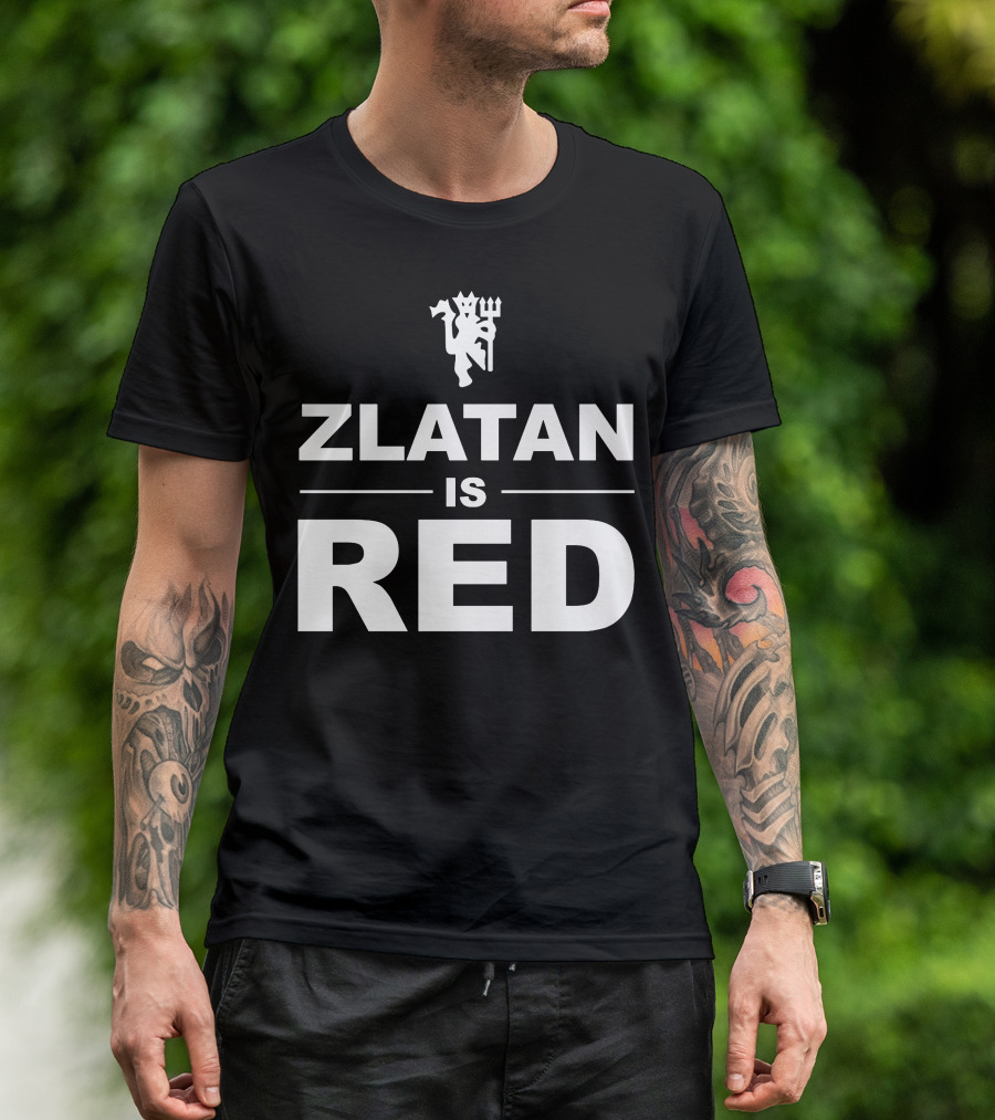 Manchester Zlatan Is Red T-Shirt