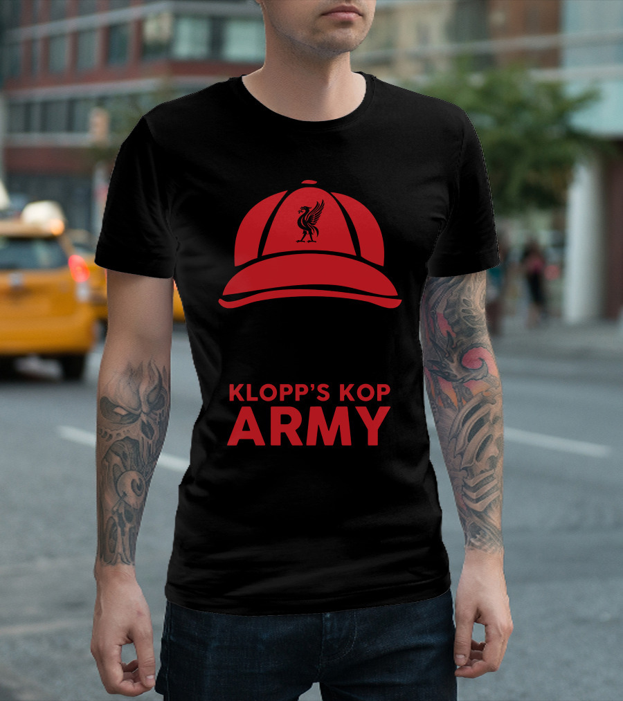 Liverpool Football Club Klopp's Kop Army Europa League T-Shirt