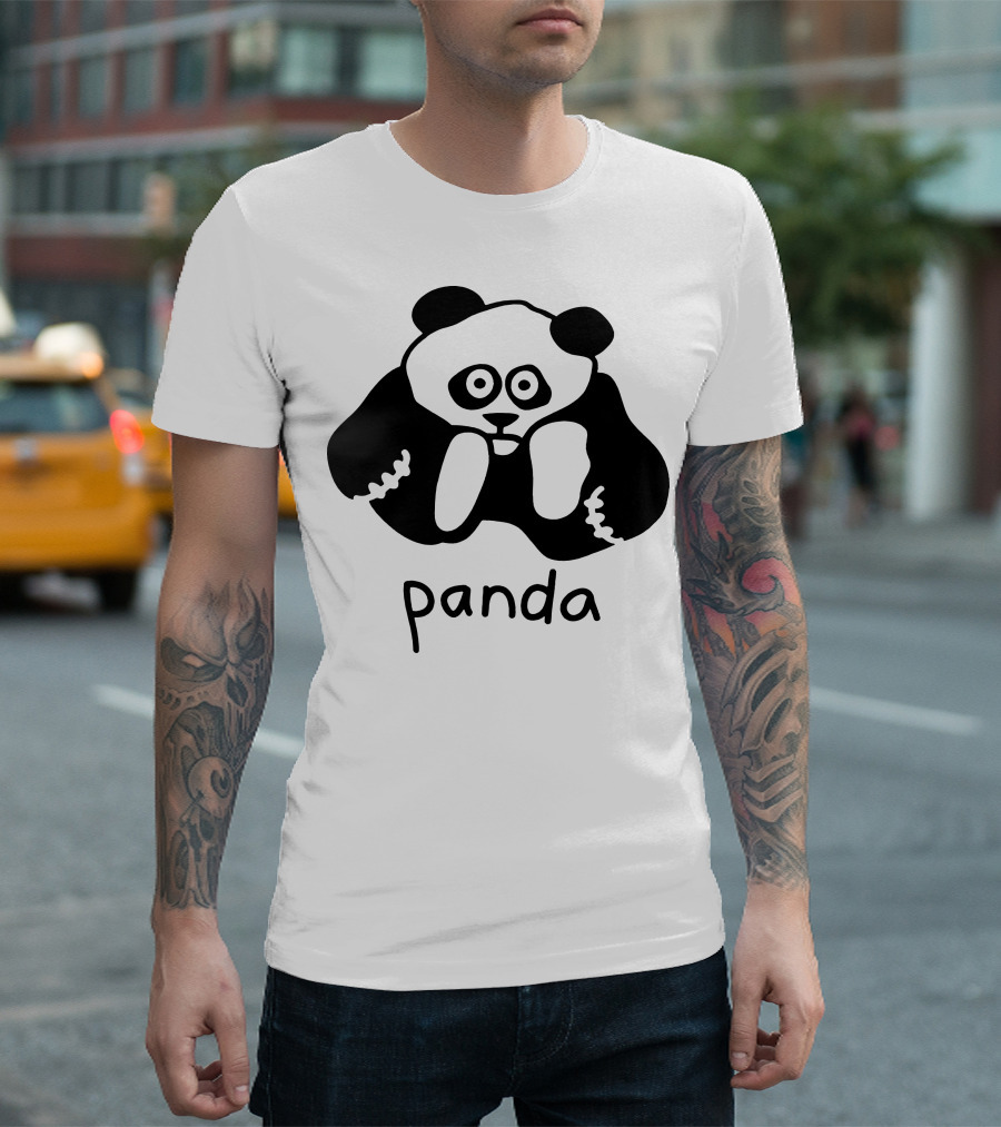 Panda Cute Minimalist T-Shirt