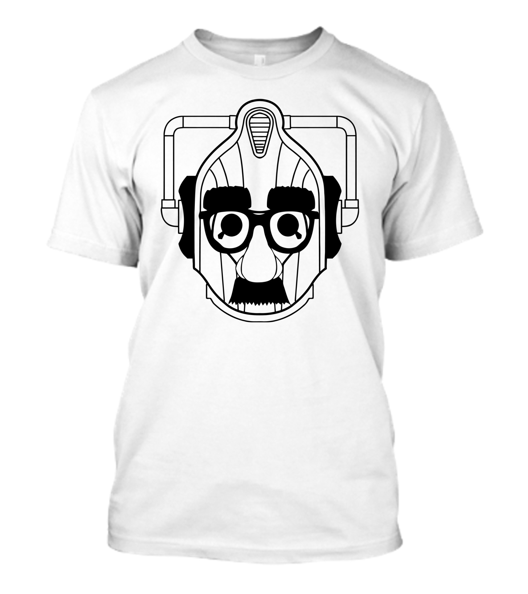 Robot In Disguise Cyberman Glasses Mask T-Shirt