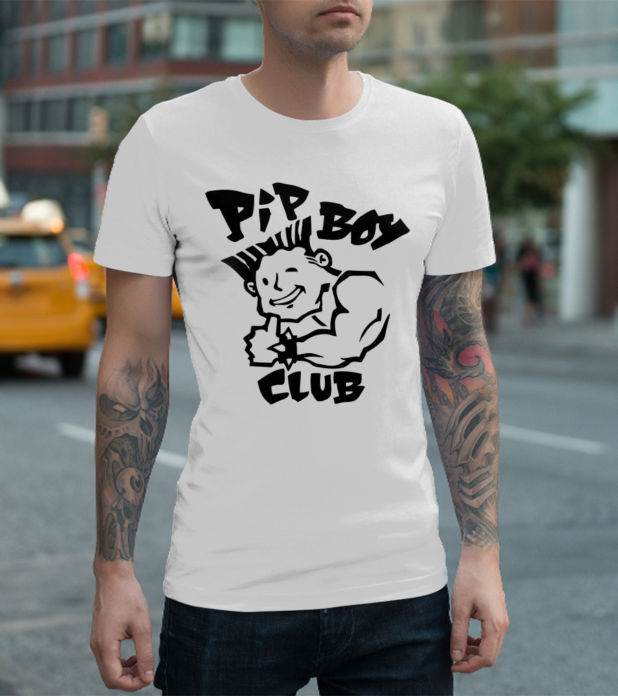 Pip Boy Club Wrestling Inspired T-Shirt