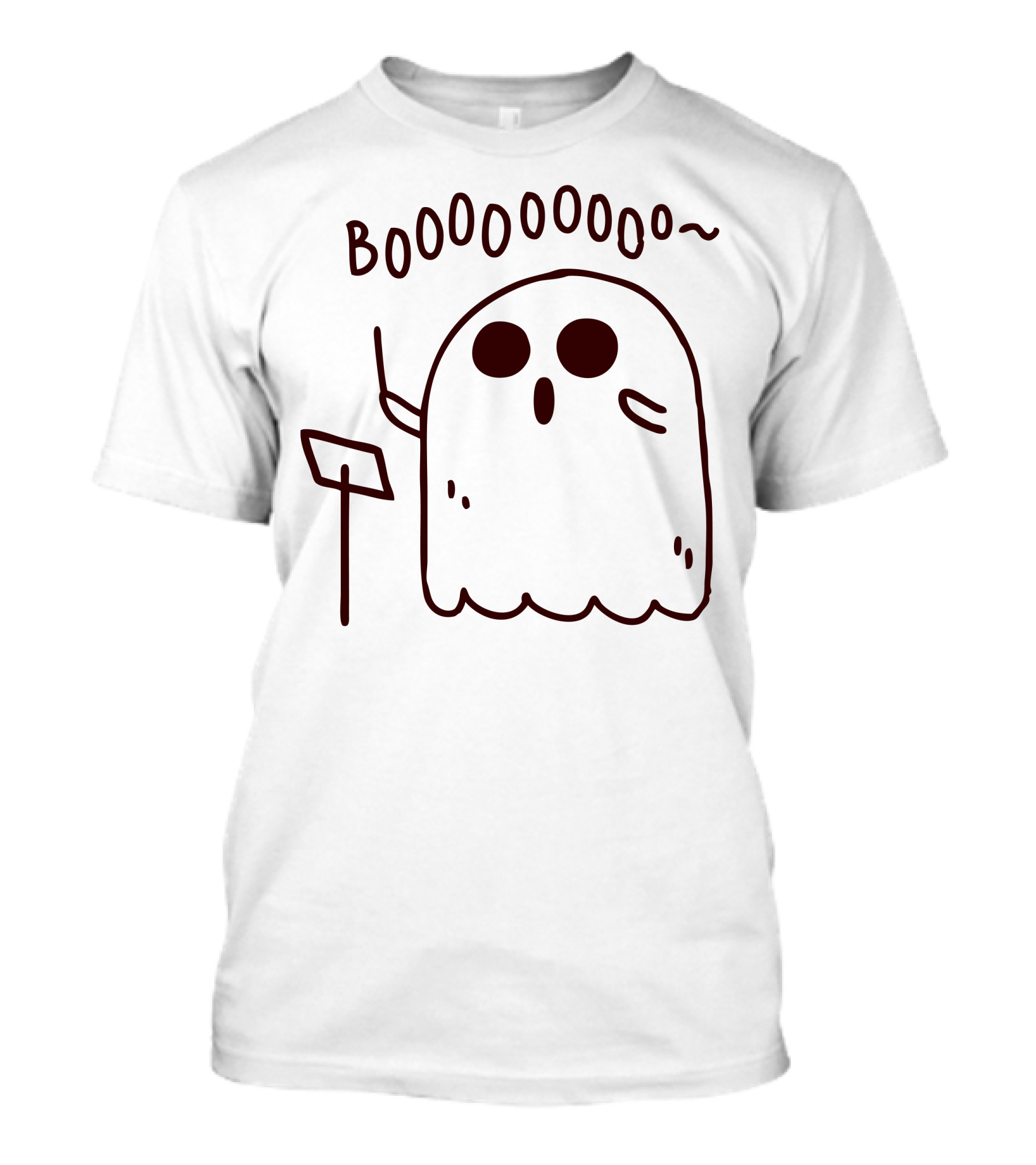 Booooooo Ghost Conductor Sketch Kapellmeister Joke T-Shirt