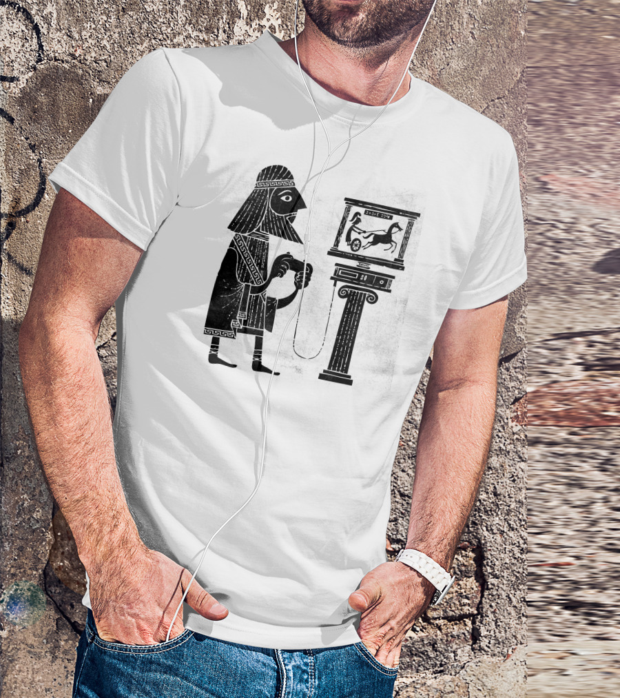 Classic Gamer Ancient Console Play Mythology T-Shirt