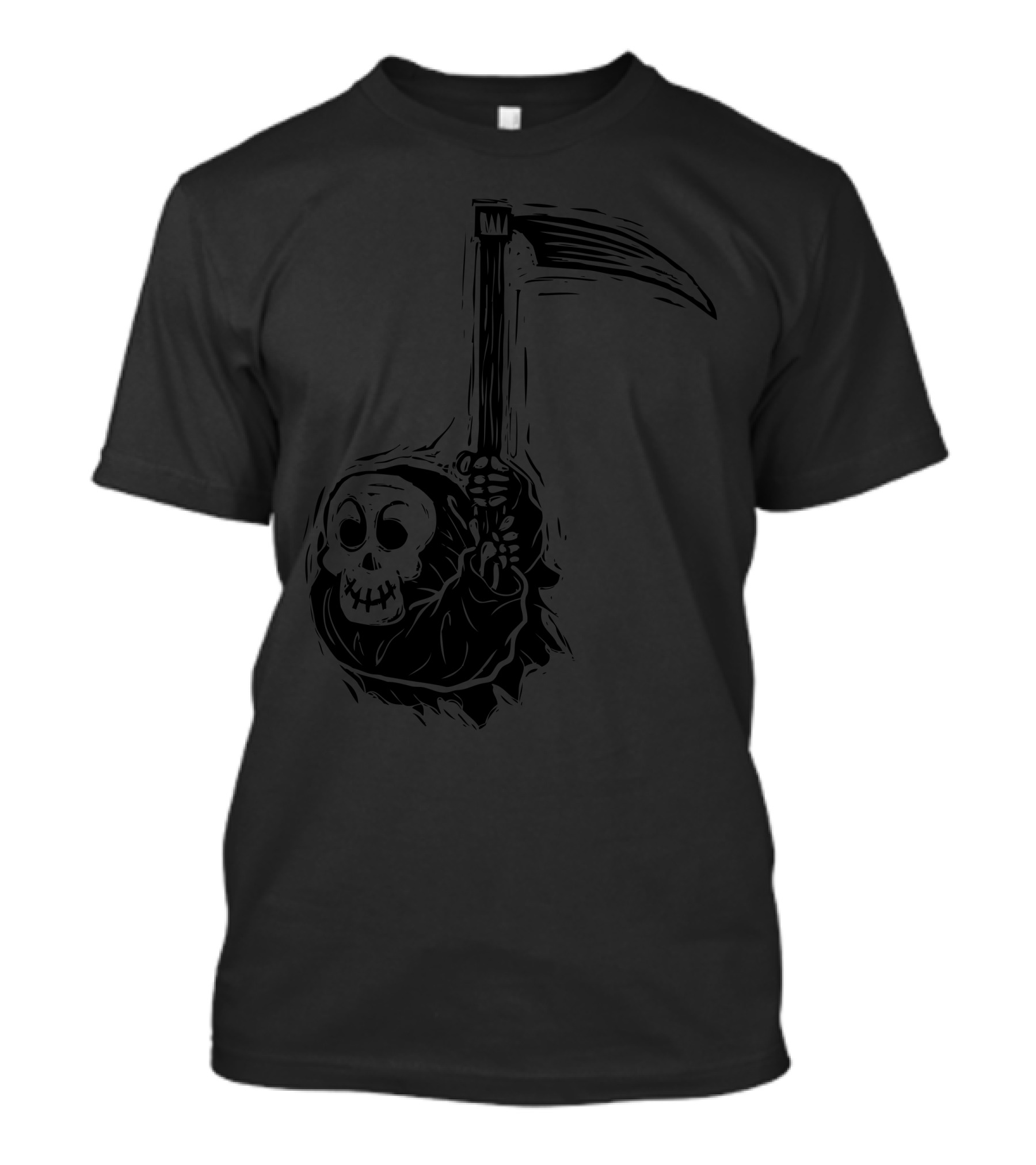 Grim Reaper Death Coming Scythe Iconic Figure T-Shirt