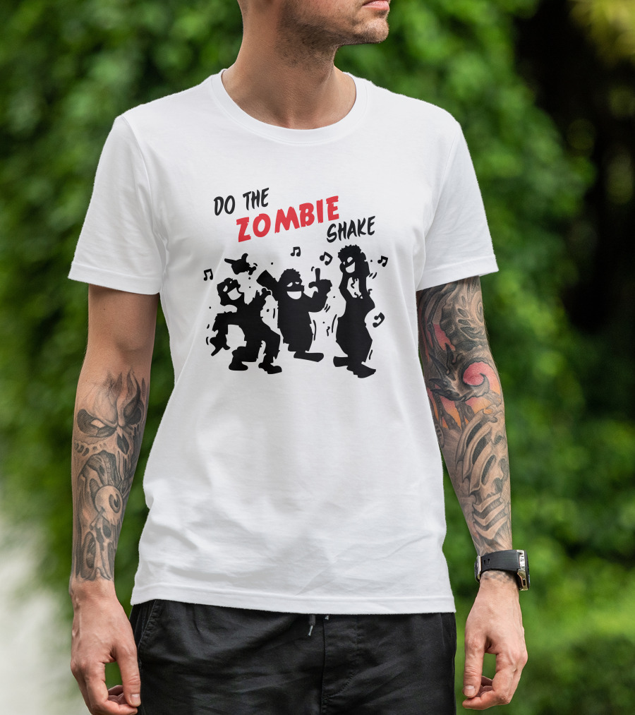 Do The Zombie Shake Dance With Music Notes T-Shirt