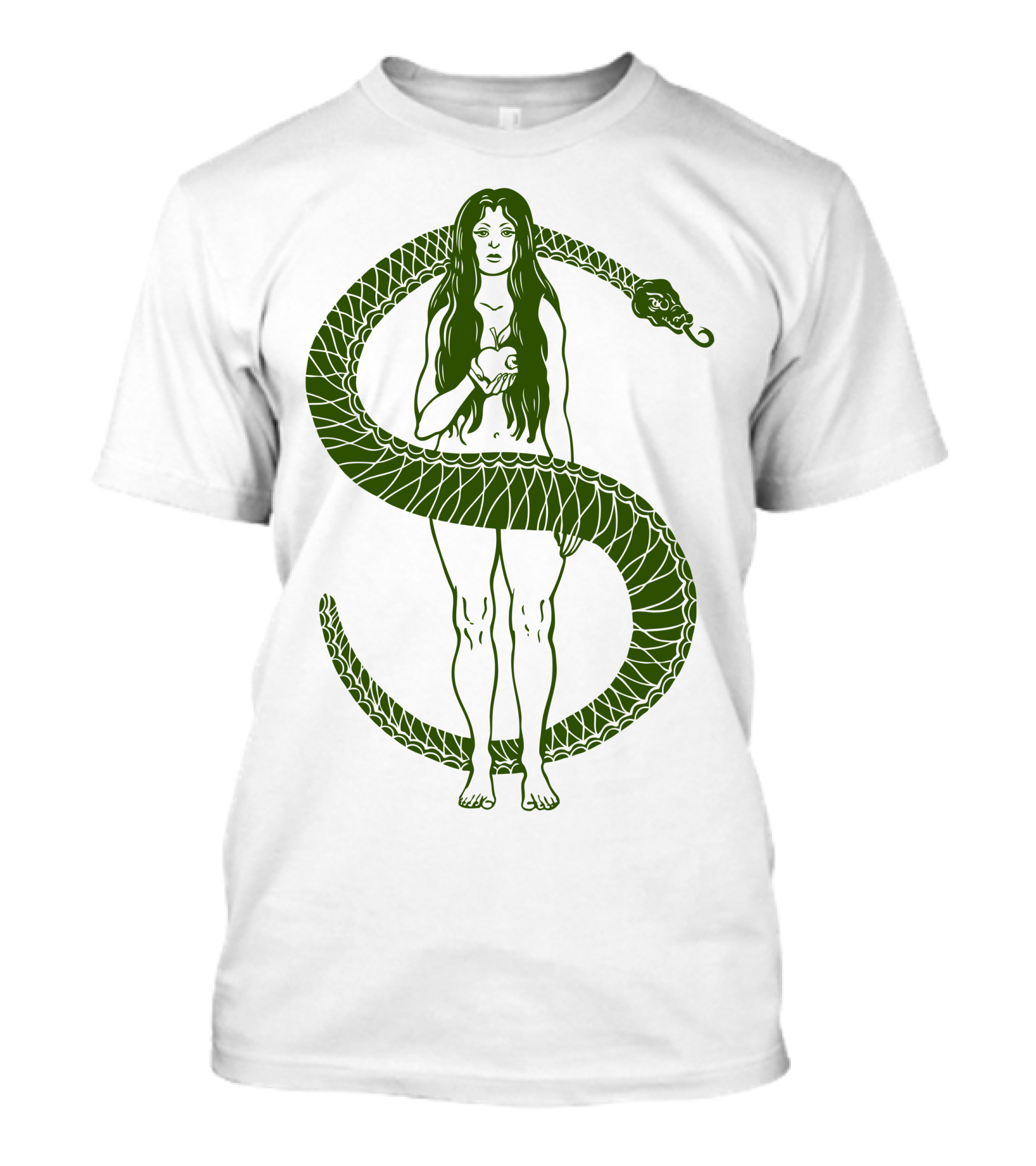 Eva And The Serpent Embrace T-Shirt